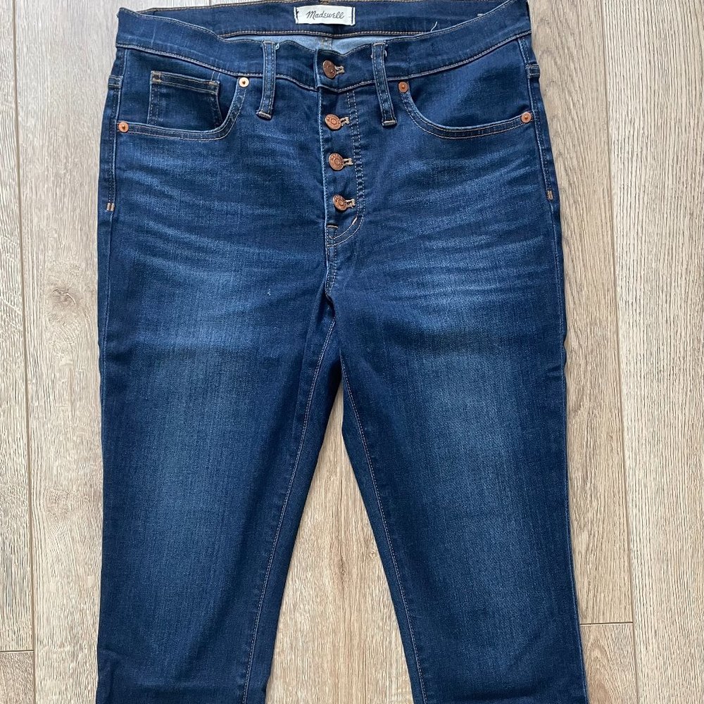Madewell Women's Button Front Skinny Jeans - Size 30